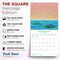 Brush Dance; Points of Light | 2027 12 x 24 Inch (Hanging) Monthly Square Wall Calendar | Featuring the Artwork of Arthur Poulin | Plastic-Free; Category:Wall Calendars; Image:7